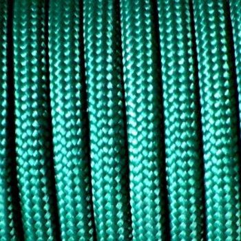Custom Cable in Just Green Paracord Material by Loopy Looms