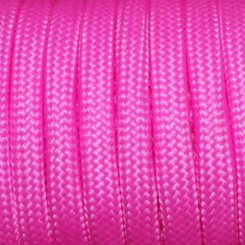 Custom Cable in Just Pink Paracord Material by Loopy Looms