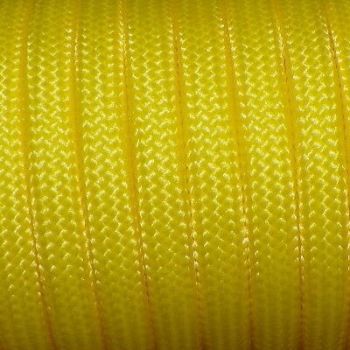 Custom Cable in Just Yellow Paracord Material by Loopy Looms