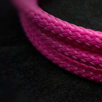 Custom Cable in MDPC X Perfect Pink Material by Loopy Looms