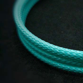 Custom Cable in MDPC X The Turquoise Material by Loopy Looms