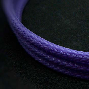 Custom Cable in MDPC X Vivid Violet Material by Loopy Looms