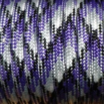 Custom Cable in Purple Camo Paracord Material by Loopy Looms