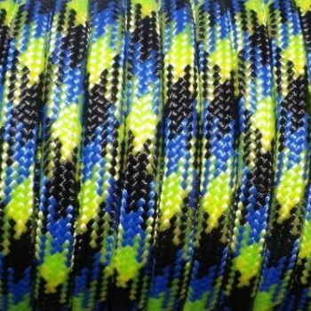 Custom Cable in Trippin Paracord Material by Loopy Looms