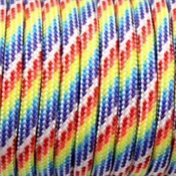 Custom Cable in Unicorn Paracord Material by Loopy Looms