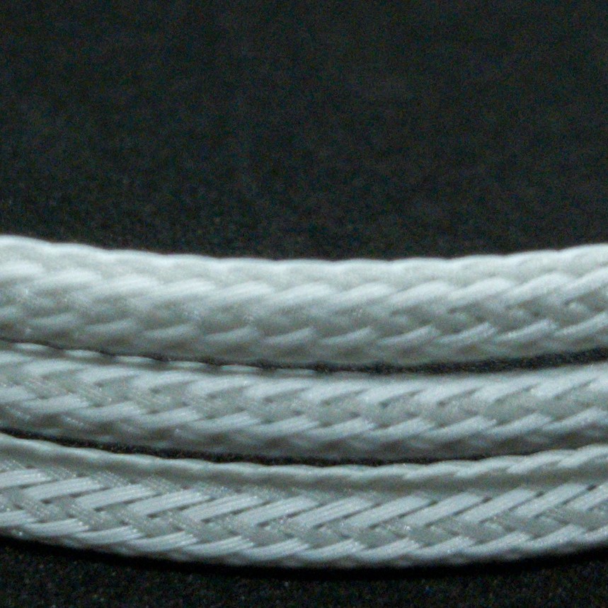Ultra White Carbon MDPC-X Custom Cable Colour by Loopy Looms
